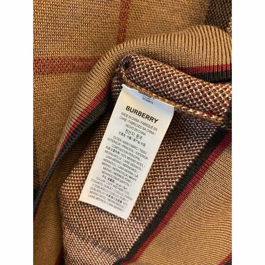 BURBERRY - 正規 BURBERRY バーバリー ノバチェック ニットの BURBERRY - 正規 BURBERRY バーバリー ノバチェック ニットの
