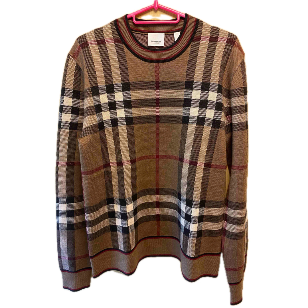 BURBERRY - 正規 BURBERRY バーバリー ノバチェック ニットの BURBERRY - 正規 BURBERRY バーバリー ノバチェック ニットの