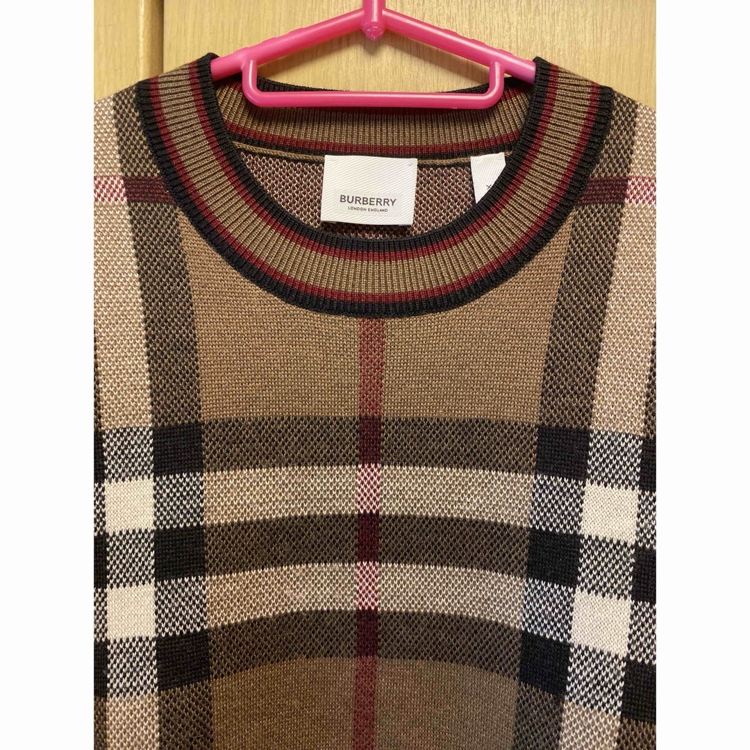 BURBERRY - 正規 BURBERRY バーバリー ノバチェック ニットの BURBERRY - 正規 BURBERRY バーバリー ノバチェック ニットの