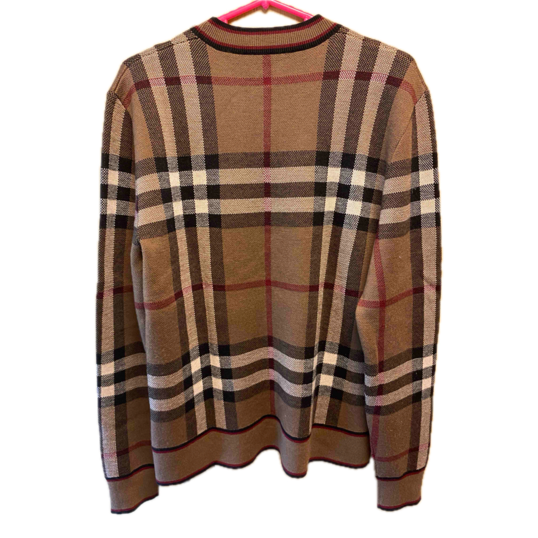 BURBERRY - 正規 BURBERRY バーバリー ノバチェック ニットの BURBERRY - 正規 BURBERRY バーバリー ノバチェック ニットの
