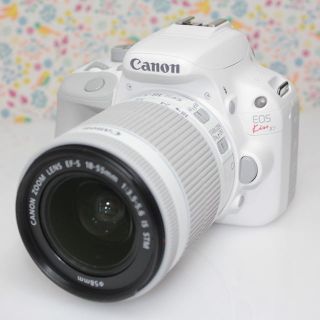 キヤノン(Canon)の♪春に新品の♪ キャノン Kiss X7 ホワイト♪ Wifiも使えます★2a1(デジタル一眼)