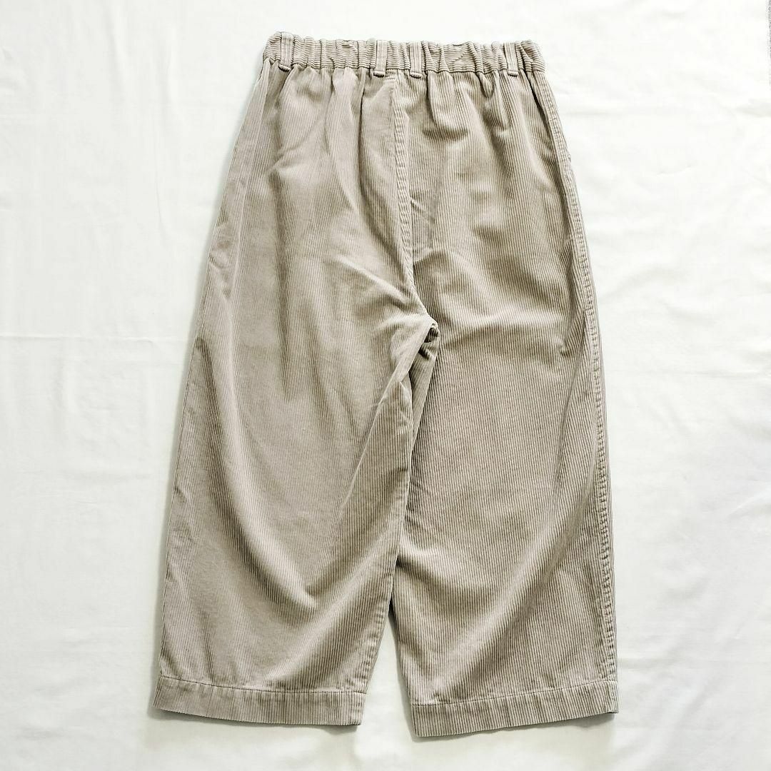 pas de calais パドカレ コーデュロイワイドパンツ グレージュ 36 pas de calais パドカレ コーデュロイワイドパンツ グレージュ 36