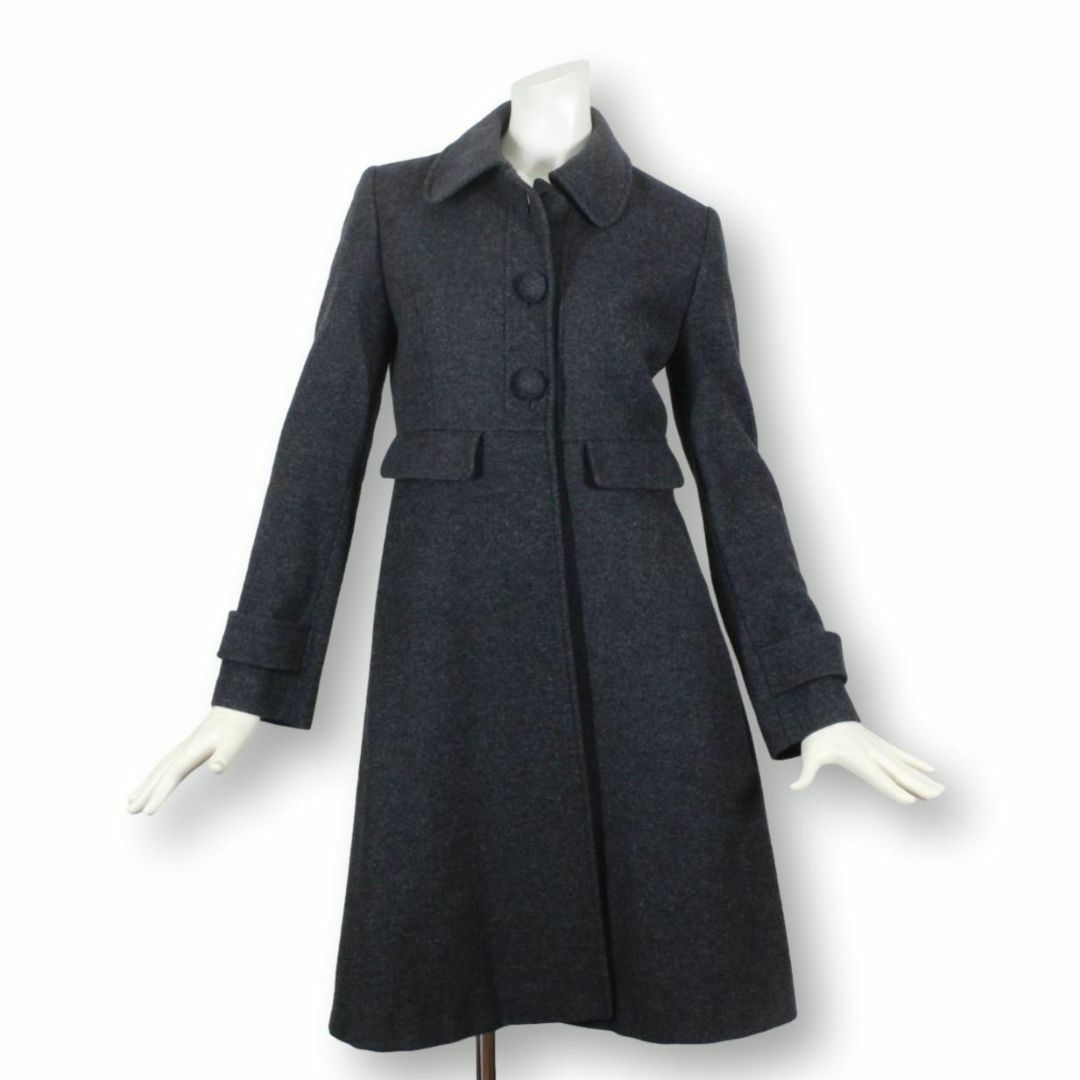 ef-de - 13【極美品】エフデ カシミヤ入りコート 7 カシミヤ入り S ★未使用に近い★