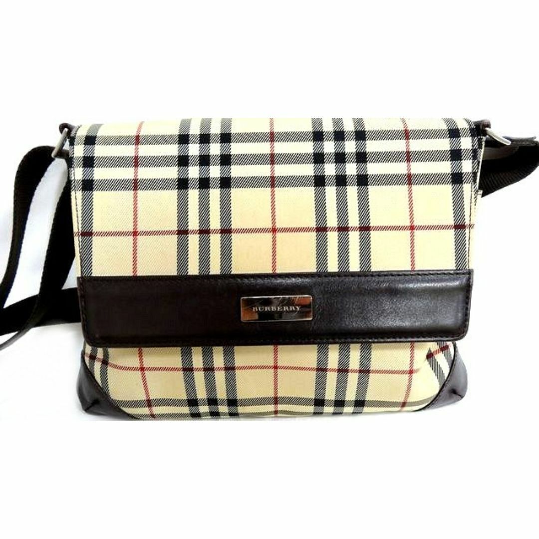 BURBERRY - BURBERRY バーバリー ■ ヴィンテージ ショルダーバッグ ノバチェック ベージュ系 レディース おしゃれ □6I