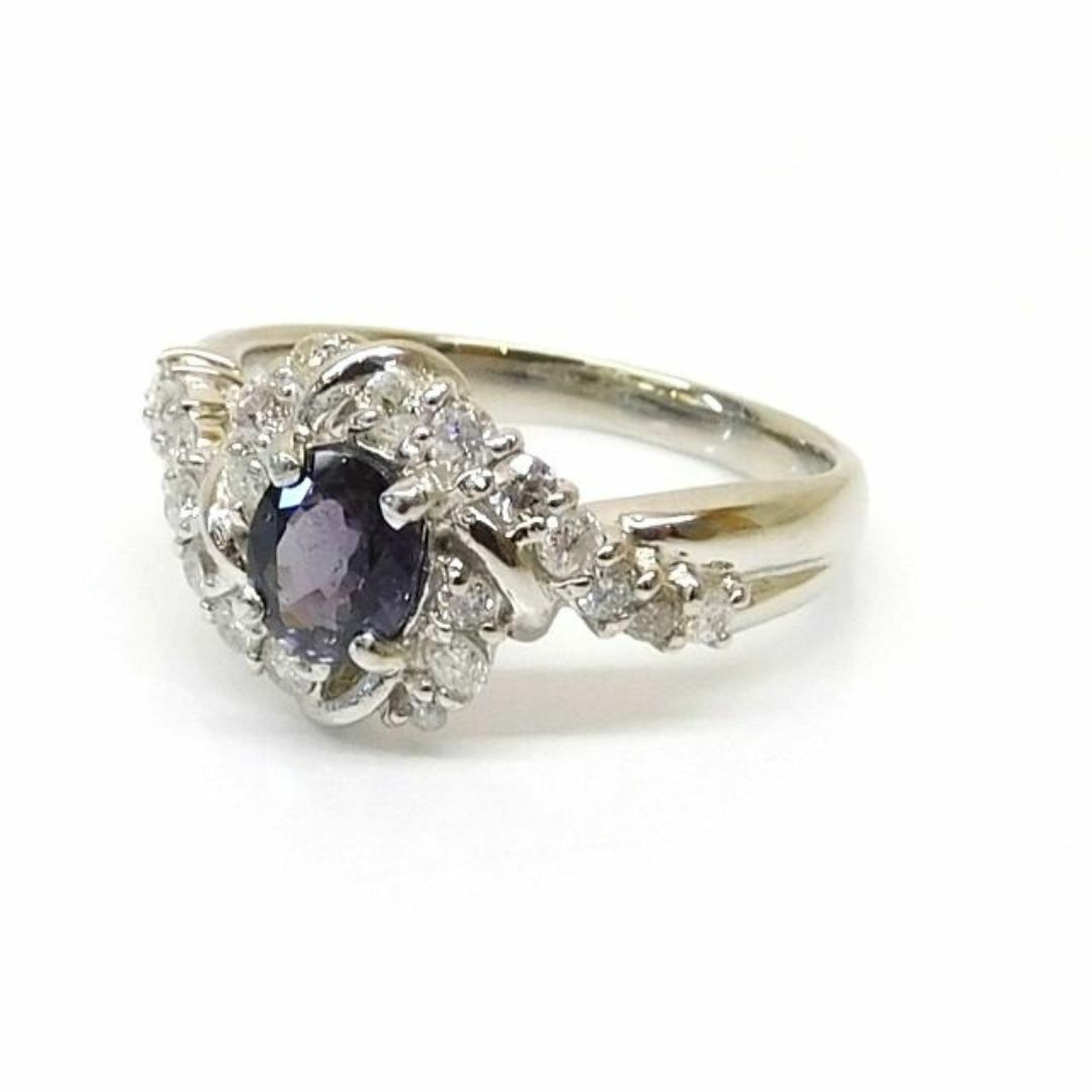 Pt900 天然ガーネット カラーチェンジタイプ 0.50ct □ ダイヤ Pt900 天然ガーネット カラーチェンジタイプ 0.50ct □ ダイヤ