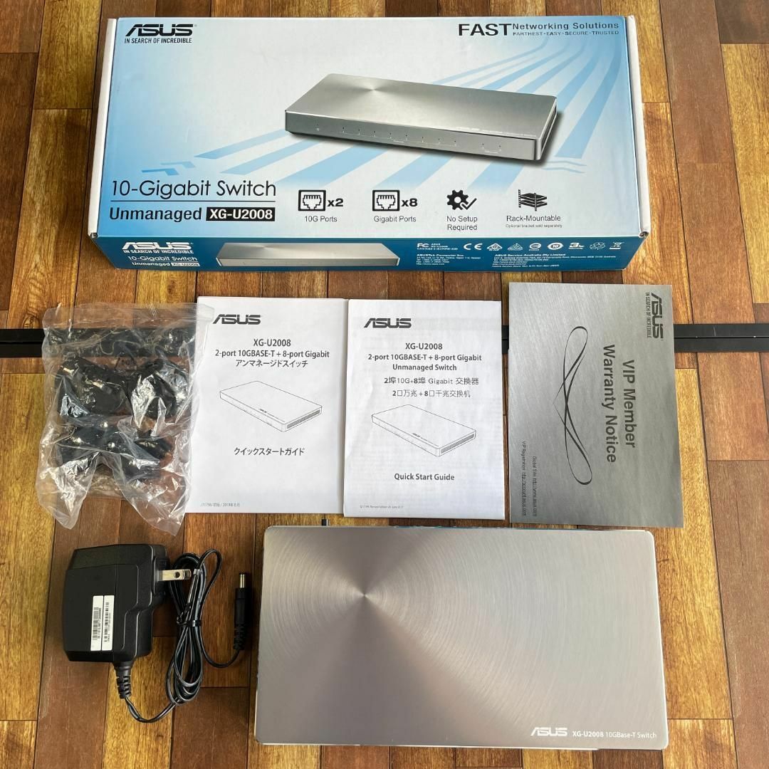 ASUS XG-U2008 10Gbps スイッチングハブ ASUS XG-U2008 10Gbps スイッチングハブ