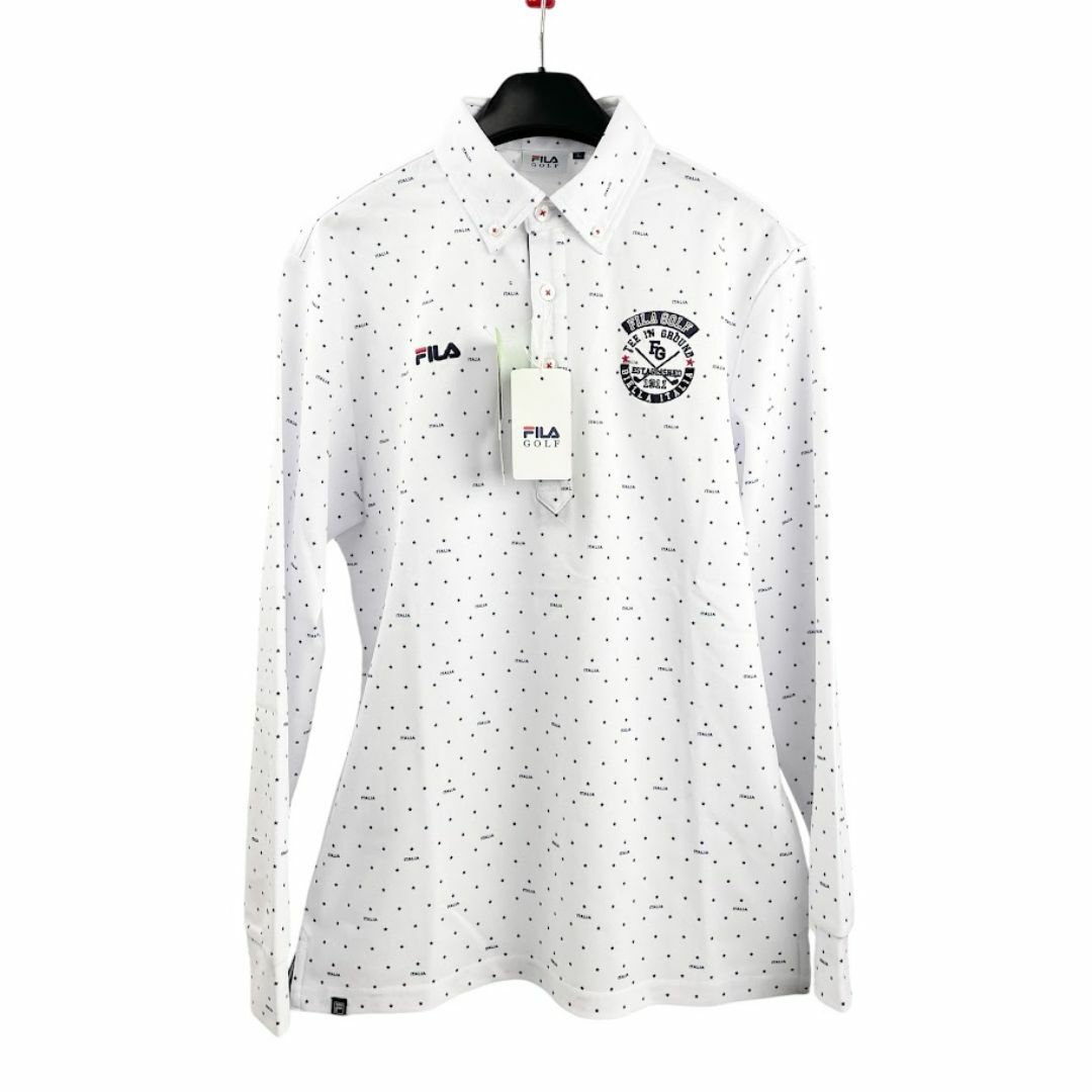 FILA - 新品○FILA GOLF○ ボタンダウン 長袖ポロシャツ 吸汗速 FILA - 新品○FILA GOLF○ ボタンダウン 長袖ポロシャツ 吸汗速