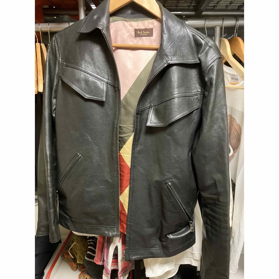 ポールスミス コレクション レザージャケット Mサイズ 美品 メンズ ポールスミス コレクション レザージャケット Mサイズ 美品 メンズ