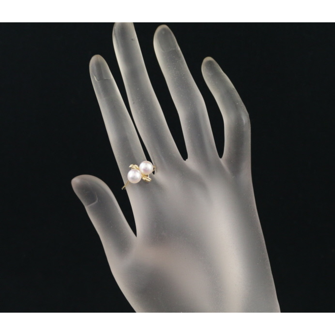 MIKIMOTO - ミキモト リング パール 真珠 6.2mm 12号 K18YG の MIKIMOTO - ミキモト リング パール 真珠 6.2mm 12号 K18YG の