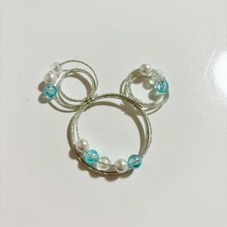 ディズニー(Disney)のハンドメイド　ディズニー　ミッキー水引きアクセサリー(その他)