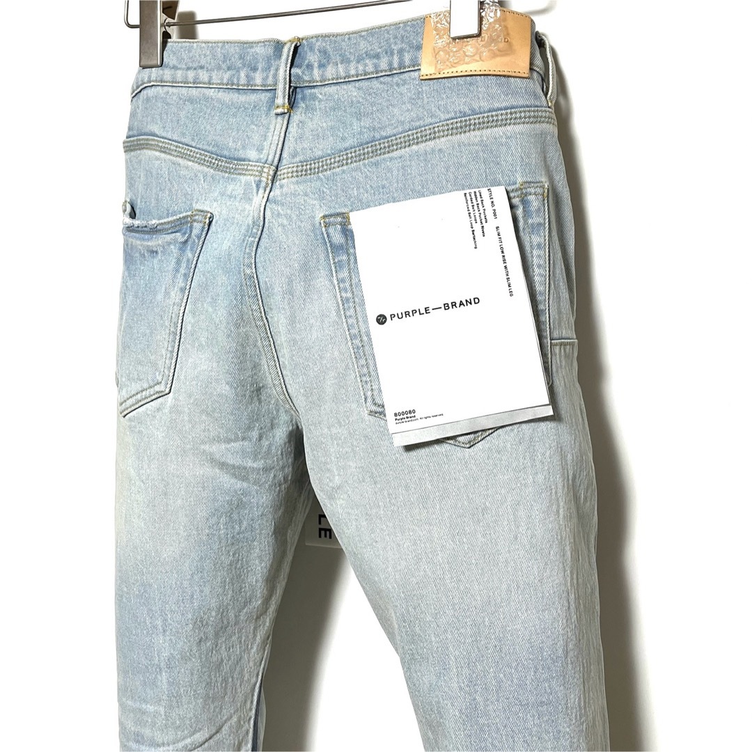 新品 PURPLE BRAND P001 アイスブルースキニーデニム 32の通販 新品 PURPLE BRAND P001 アイスブルースキニーデニム 32の通販