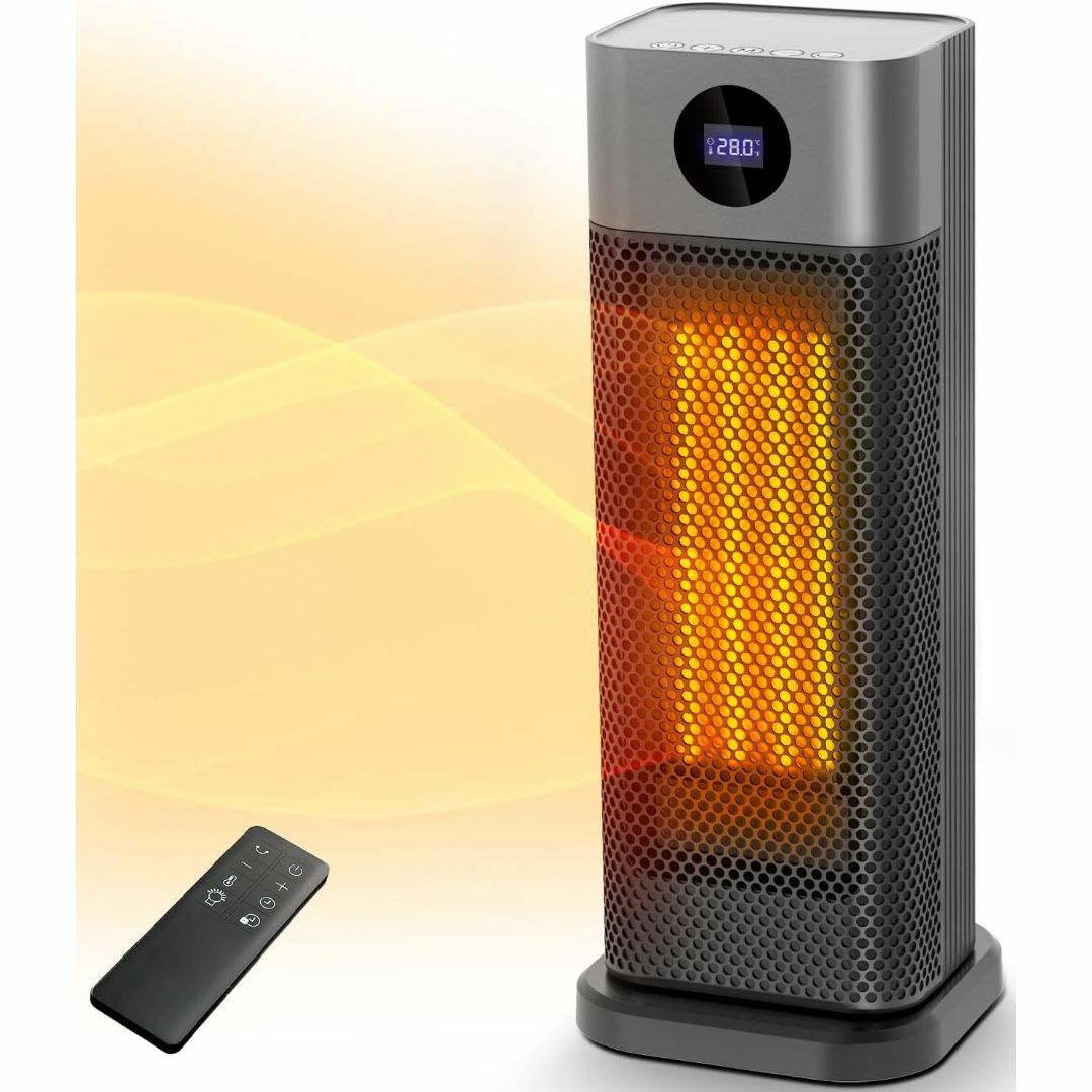 新品 ヒーターセラミックファンヒーター【ECO知能恒温・速暖】1200W暖房器・