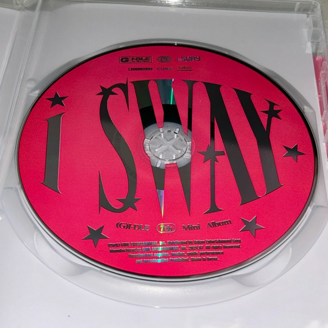 G)I-DLE 直筆「I SWAY」Beat ver.CD G)I-DLE 直筆「I SWAY」Beat ver.CD