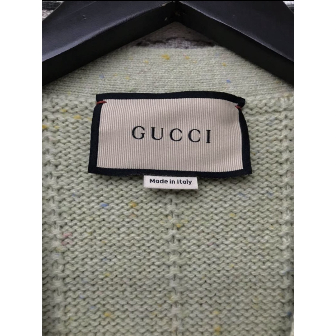 GUCCI - GUCCI グッチ☆22SS ミックスウールベルテッドニット