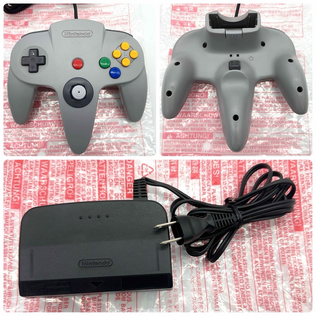 美品/付属品完備】任天堂 ニンテンドー64 本体 グレー NUS-001 美品/付属品完備】任天堂 ニンテンドー64 本体 グレー NUS-001