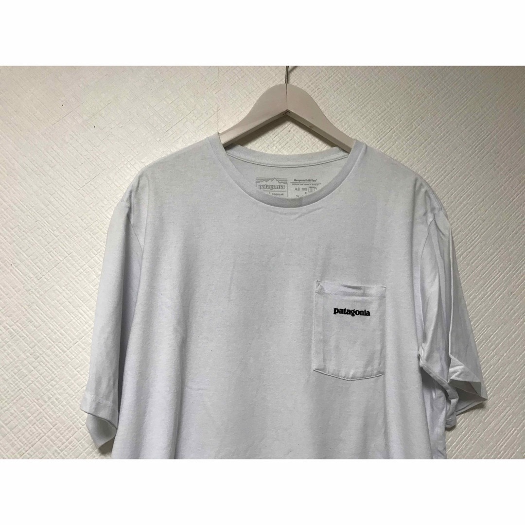 patagonia - 本物パタゴニアpatagoniaロゴプリント半袖Tシャツ patagonia - 本物パタゴニアpatagoniaロゴプリント半袖Tシャツ