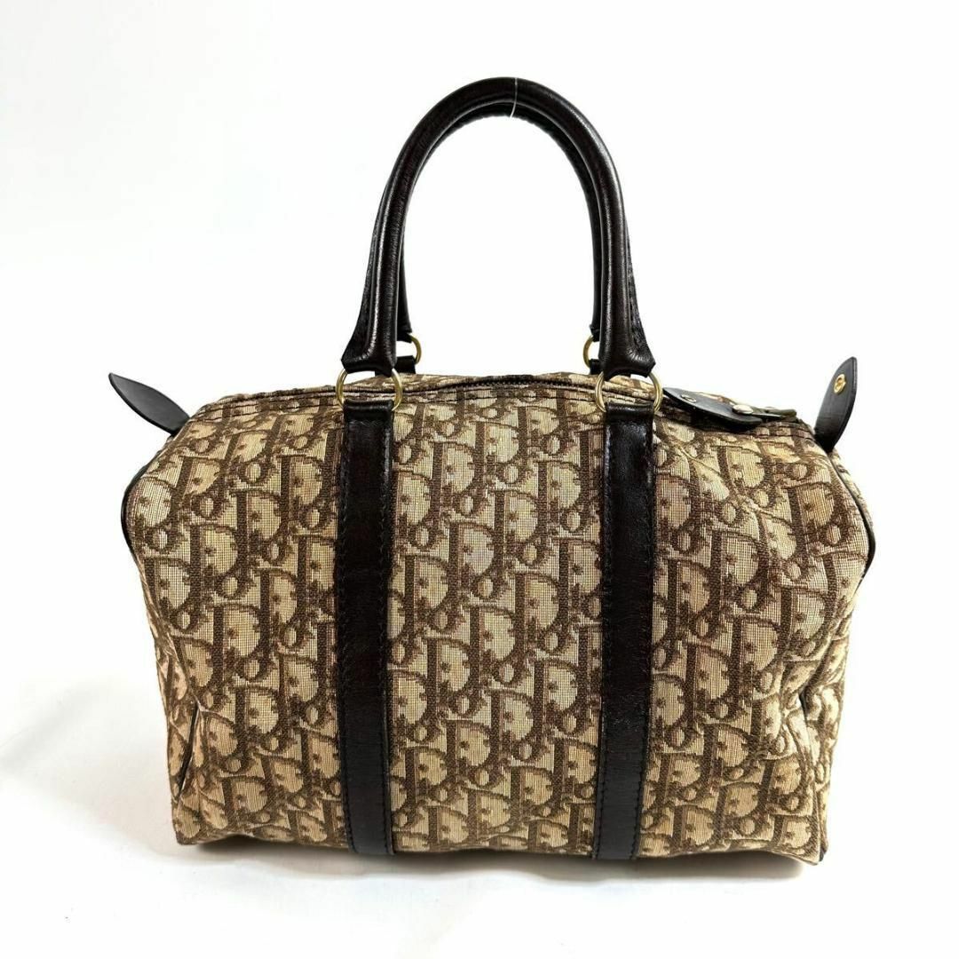 美品】Christian Dior ヴィンテージ トロッターミニボストンバッグ 美品】Christian Dior ヴィンテージ トロッターミニボストンバッグ