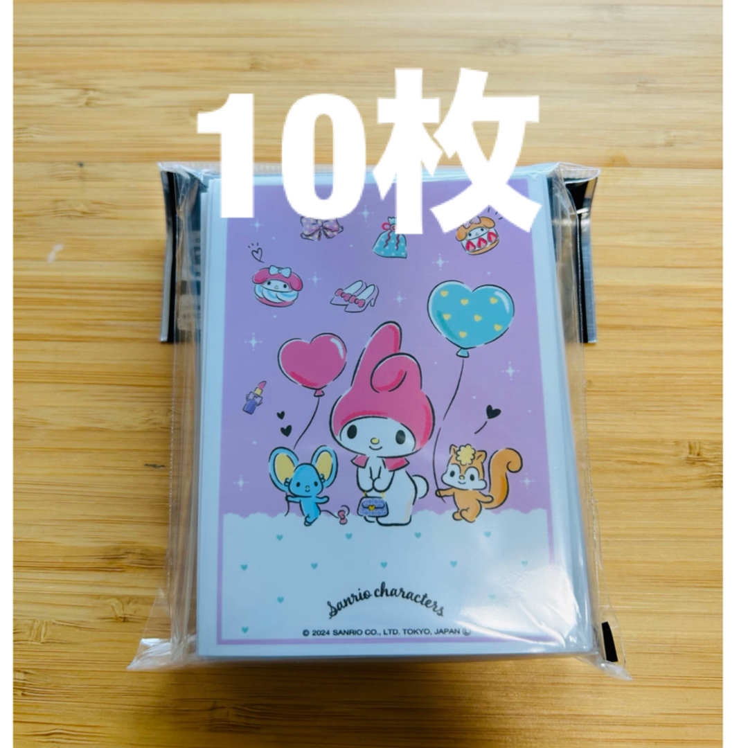 マイメロディ スリーブ 10枚 エンタメ/ホビーのトレーディングカード(カードサプライ/アクセサリ)の商品写真
