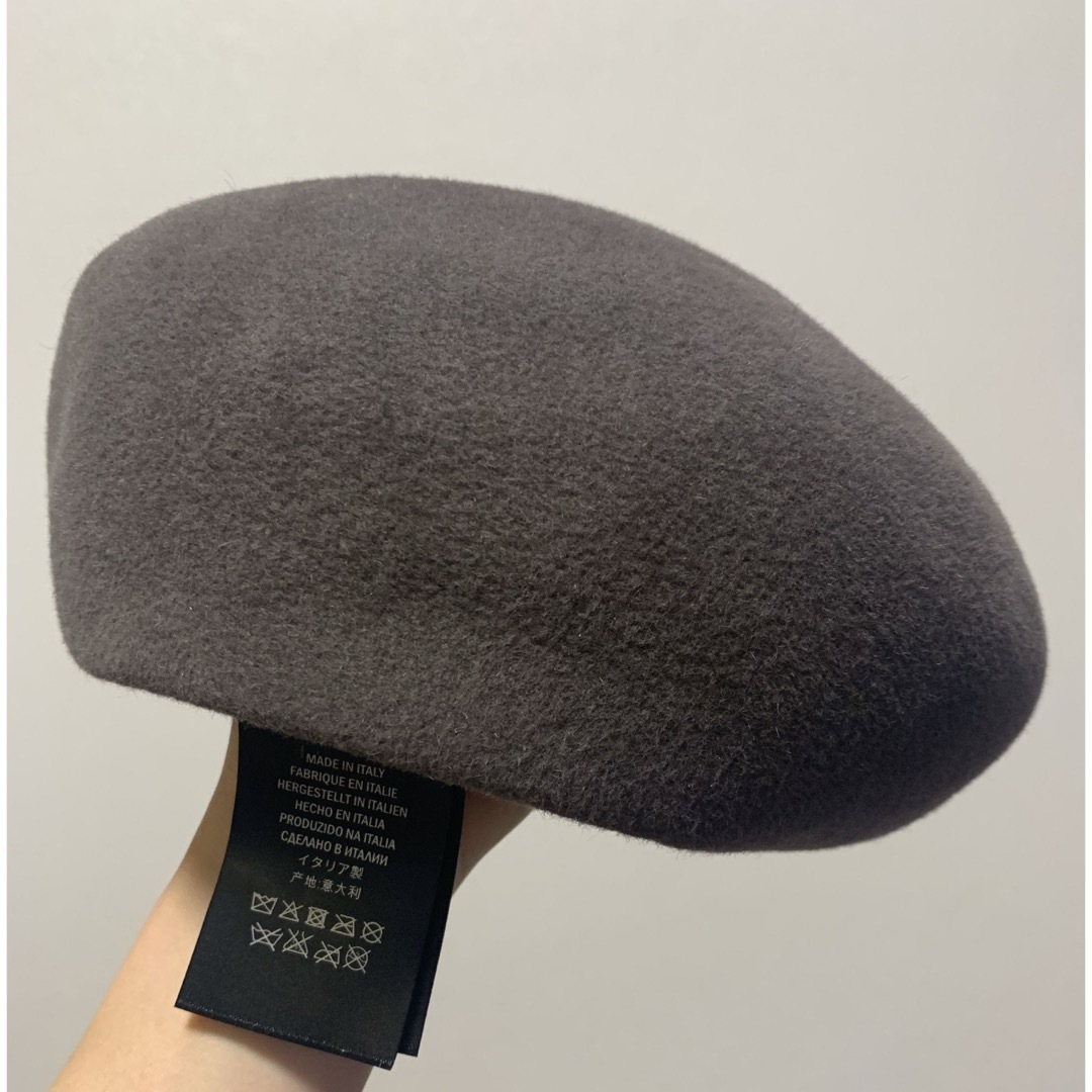 GUCCI】グッチ ベレー帽 グレー GUCCI】グッチ ベレー帽 グレー