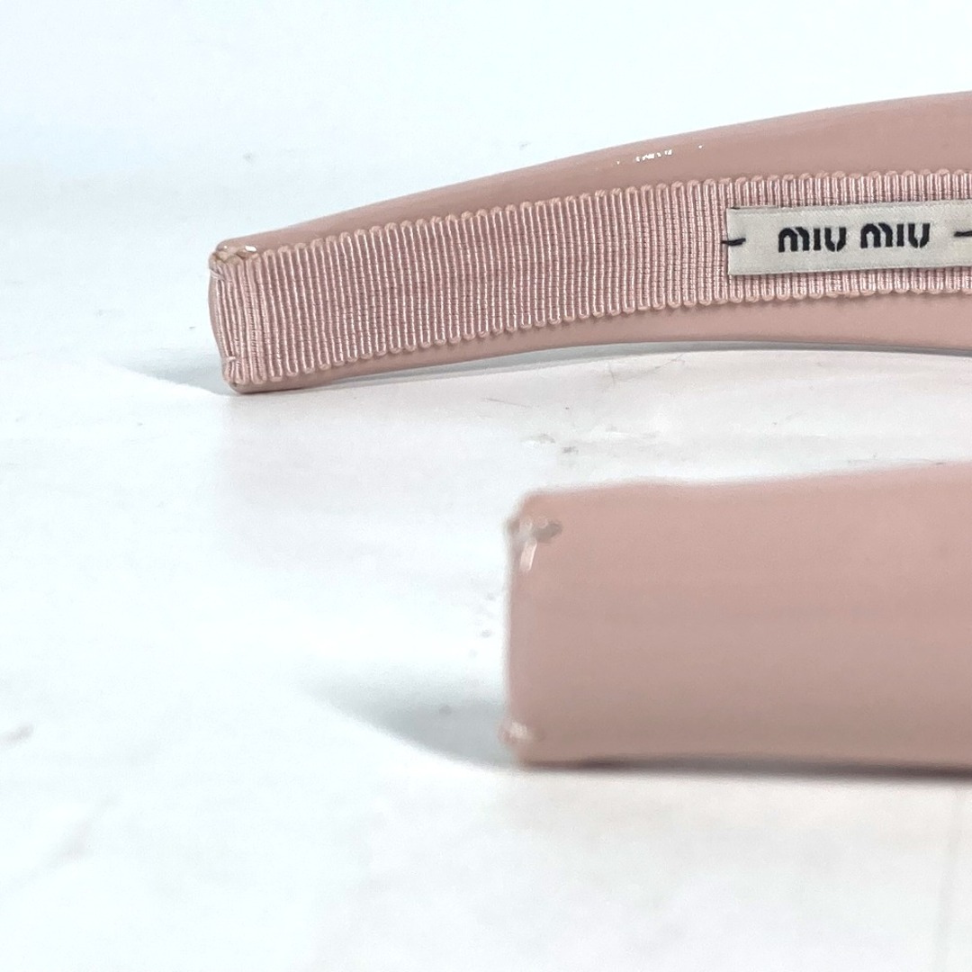 MIU MIU - ミュウミュウ MIUMIU ロゴ 5IH025 ヘアバンド ヘッド MIU MIU - ミュウミュウ MIUMIU ロゴ 5IH025 ヘアバンド ヘッド