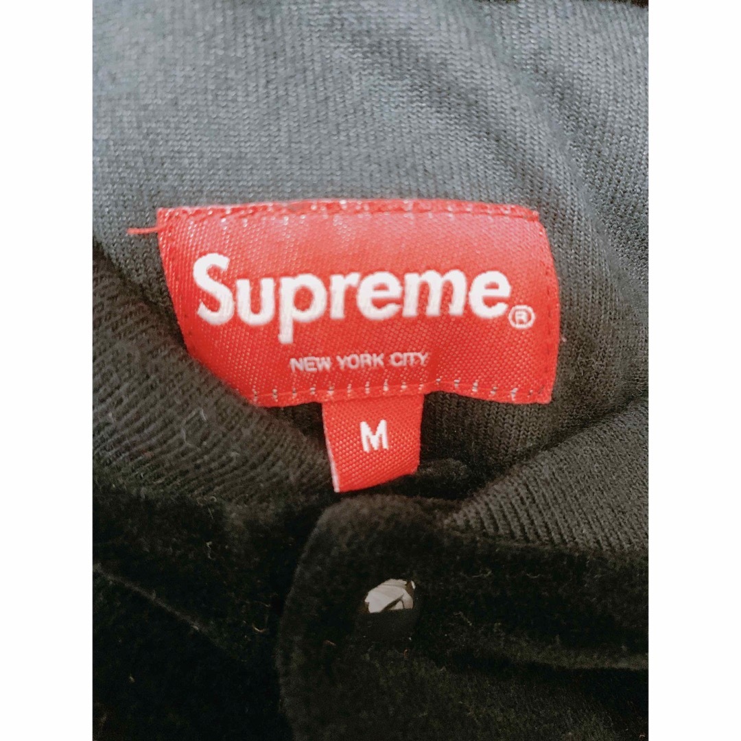 Supreme no collar polo shirt velours Supreme no collar polo shirt velours