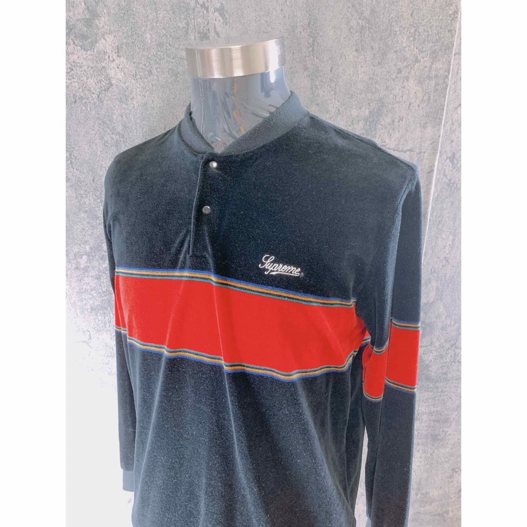 Supreme(シュプリーム)のSupreme no collar polo shirt velours メンズのトップス(ポロシャツ)の商品写真