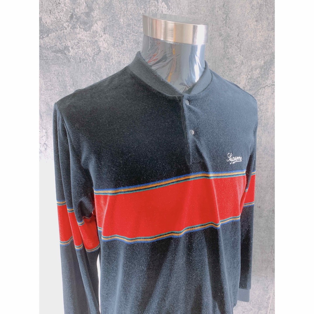 Supreme(シュプリーム)のSupreme no collar polo shirt velours メンズのトップス(ポロシャツ)の商品写真
