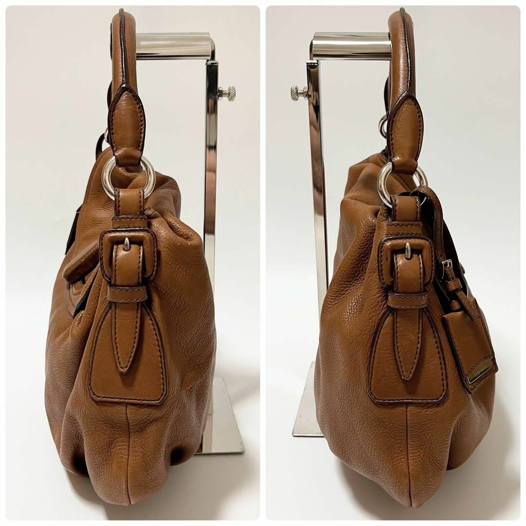 JILSANDER ワンショルダー トートバッグ ターンロック BRAUN JILSANDER ワンショルダー トートバッグ ターンロック BRAUN