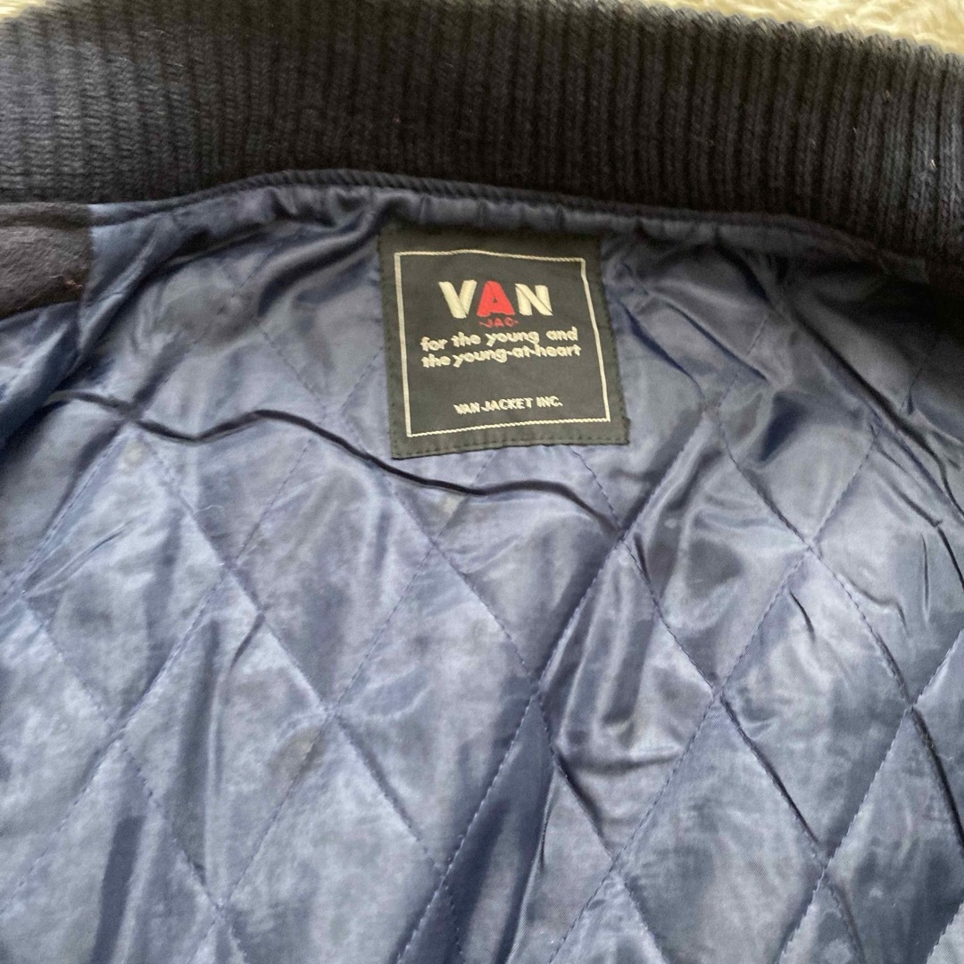 VAN Jacket - 【激レア】90s VAN jacket ヴィンテージ 袖レザー VAN Jacket - 【激レア】90s VAN jacket ヴィンテージ 袖レザー
