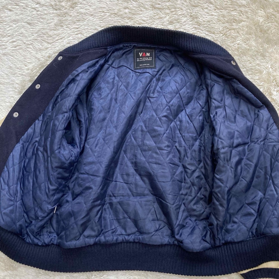 VAN Jacket - 【激レア】90s VAN jacket ヴィンテージ 袖レザー VAN Jacket - 【激レア】90s VAN jacket ヴィンテージ 袖レザー