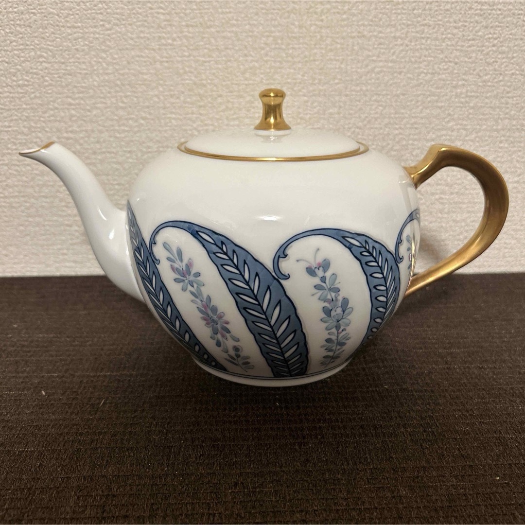 レア OKURA 大倉陶園 へこま 呉須更紗 デミタス カップ レア OKURA 大倉陶園 へこま 呉須更紗 デミタス カップ