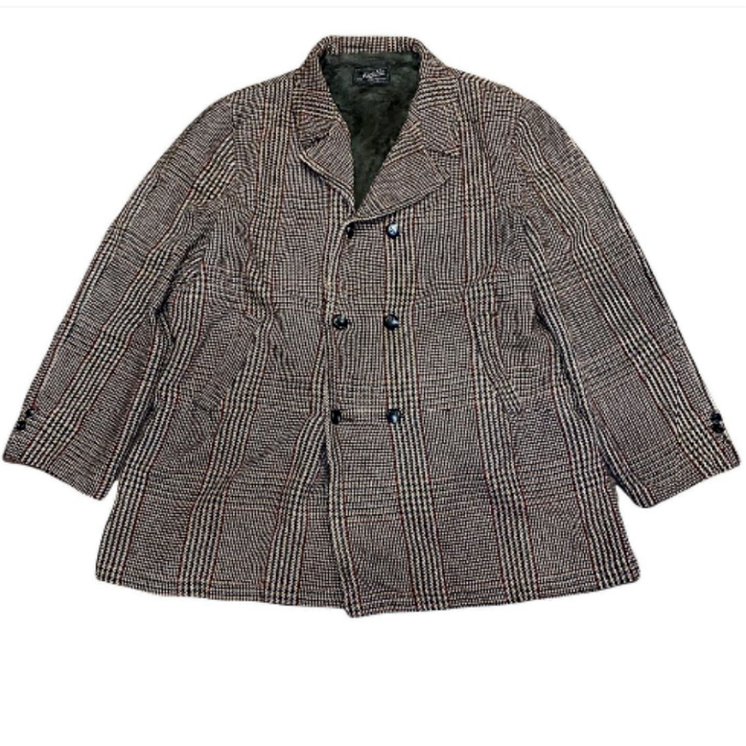 チェスターコート 60's Vintage King Size Double Tweed Coat