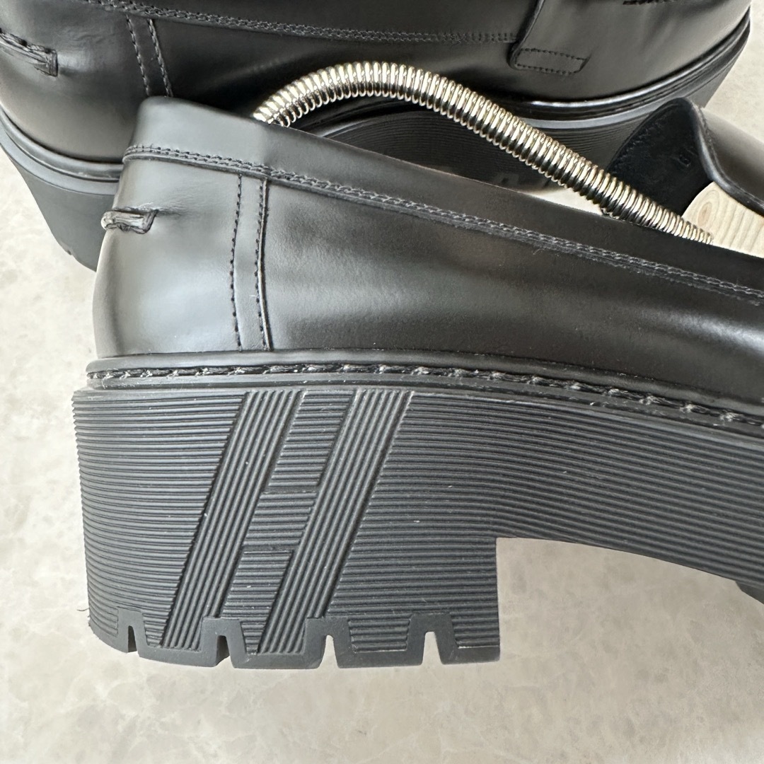 HERMES - エルメス HERMES ヒッチ HITCH 厚底ローファー1度のみ HERMES - エルメス HERMES ヒッチ HITCH 厚底ローファー1度のみ