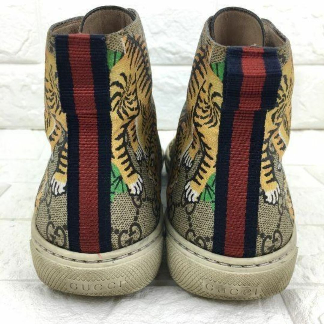 GUCCI - 総柄 イタリア製☆ グッチ ハイカット スニーカー GUCCI - 総柄 イタリア製☆ グッチ ハイカット スニーカー