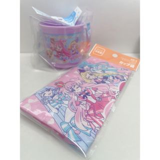 バンダイ(BANDAI)のわんだふる ぷりきゅあ 耐熱カップ200ml&カップ袋セット(弁当用品)