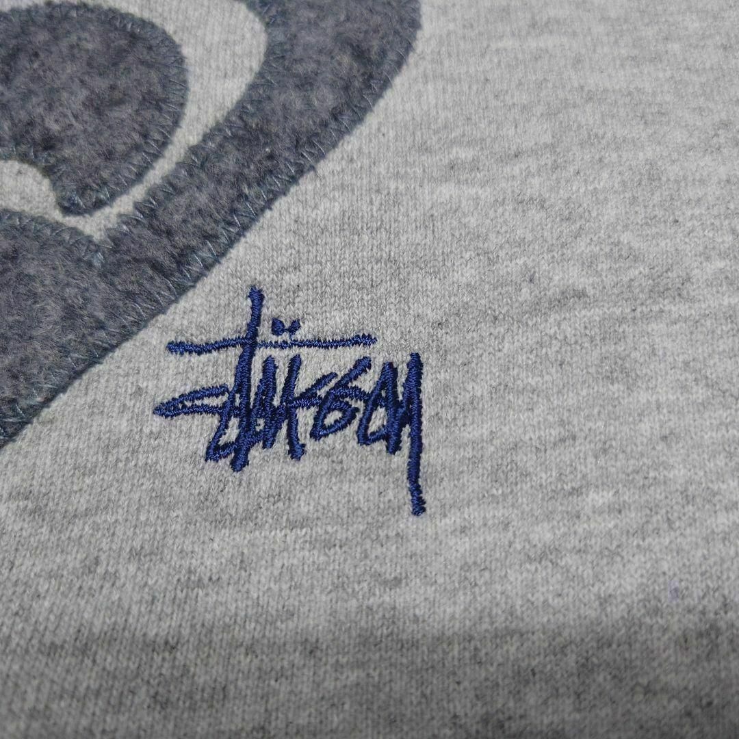 STUSSY - USA製 90s STUSSY ビッグロゴ刺繍 スウェット STUSSY - USA製 90s STUSSY ビッグロゴ刺繍 スウェット