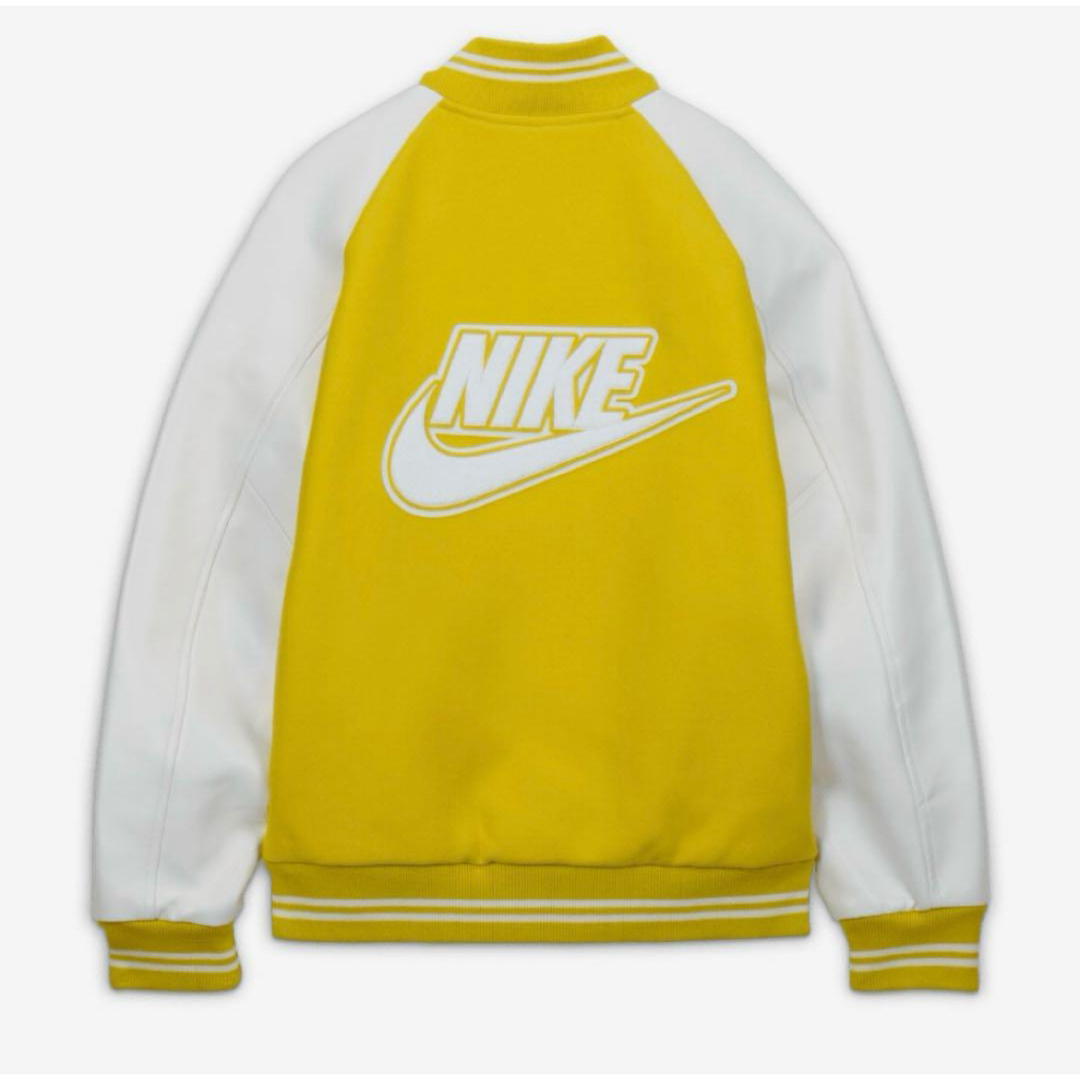 NIKE - NIGO Nike NRG Varsity Jacket Yellow Sサイズの通販 by NIKE - NIGO Nike NRG Varsity Jacket Yellow Sサイズの通販 by