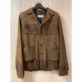 SAINT LAURENT - サンローラン フリンジレザージャケットの通販 SAINT LAURENT - サンローラン フリンジレザージャケットの通販