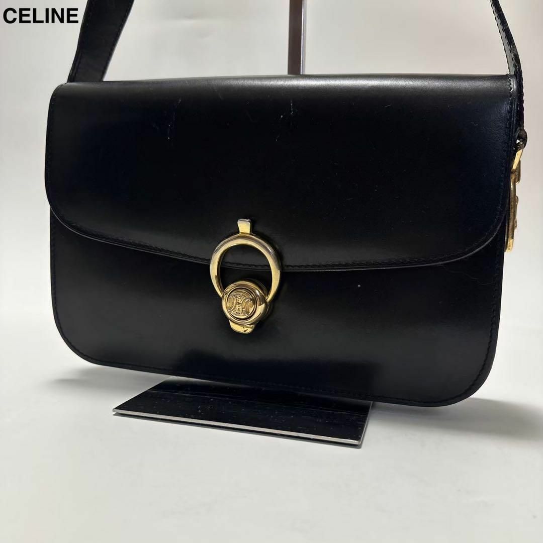 CELINE - c90【美品】セリーヌ トリオンフ マカダム金具 CELINE - c90【美品】セリーヌ トリオンフ マカダム金具