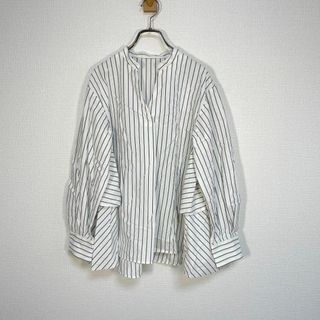 オペークドットクリップ(OPAQUE.CLIP)の【OPAQUE.CLIP】　シャツ　ブラウス　長袖　M　サイズ　ストライプ(シャツ/ブラウス(長袖/七分))