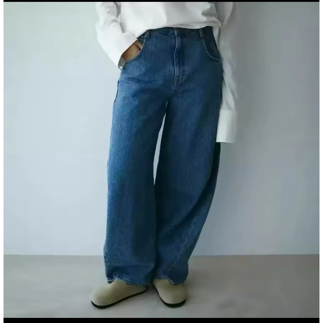 ETRE TOKYO - EDWIN×ETRE TOKYOカービングデニムワイドパンツの ETRE TOKYO - EDWIN×ETRE TOKYOカービングデニムワイドパンツの