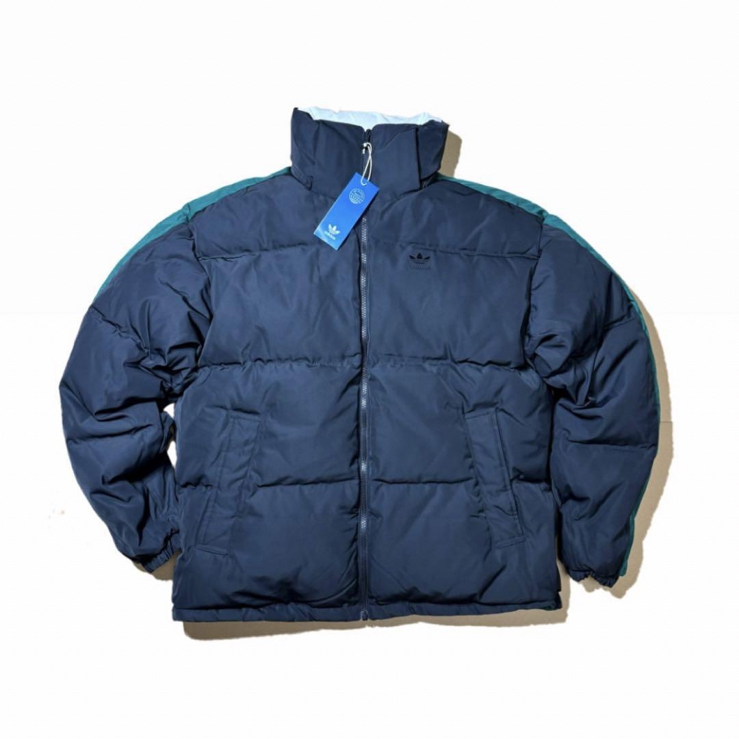 adidas - アディダス リバーシブル ダウン ジャケット ブラック adidas - アディダス リバーシブル ダウン ジャケット ブラック