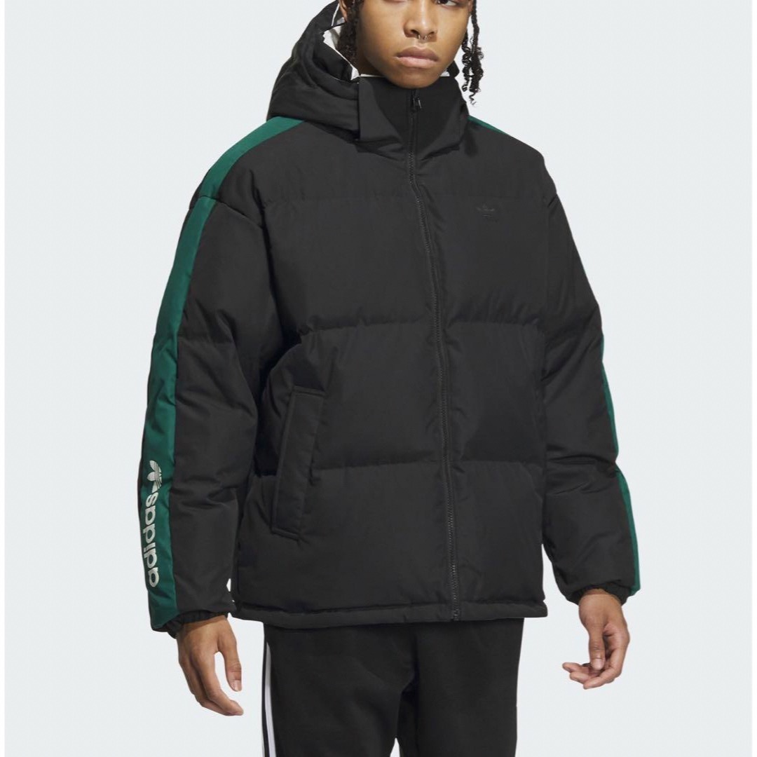 adidas - アディダス リバーシブル ダウン ジャケット ブラック adidas - アディダス リバーシブル ダウン ジャケット ブラック