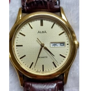 セイコー(SEIKO)のセイコーALBAクォーツゴールド(腕時計(アナログ))