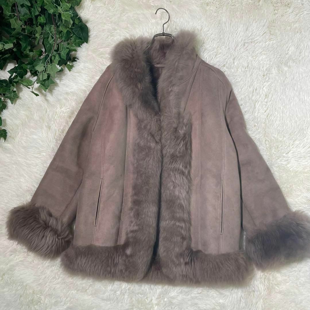 【LEDER CRIS】ムートンコート スパニッシュラム スペイン製 定価30万