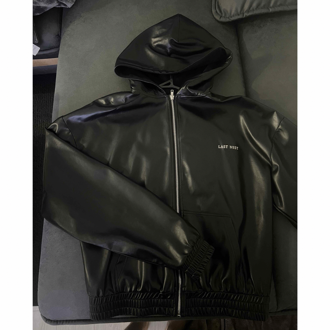 last nest レザージップパーカーの通販 by R's shop|ラクマ last nest レザージップパーカーの通販 by R's shop|ラクマ