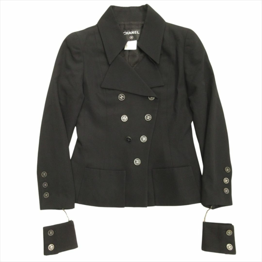 CHANEL - CHANEL シャネル ココマークボタン ダブルブレスト CHANEL - CHANEL シャネル ココマークボタン ダブルブレスト