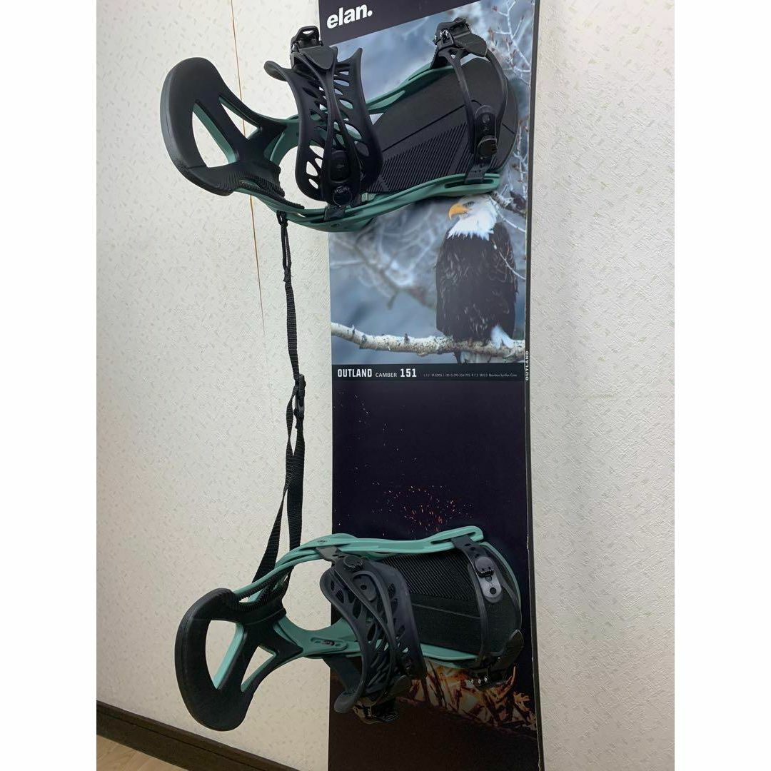 Elan - ELAN スノーボード 板 151cm LINK ビンディング セット Elan - ELAN スノーボード 板 151cm LINK ビンディング セット