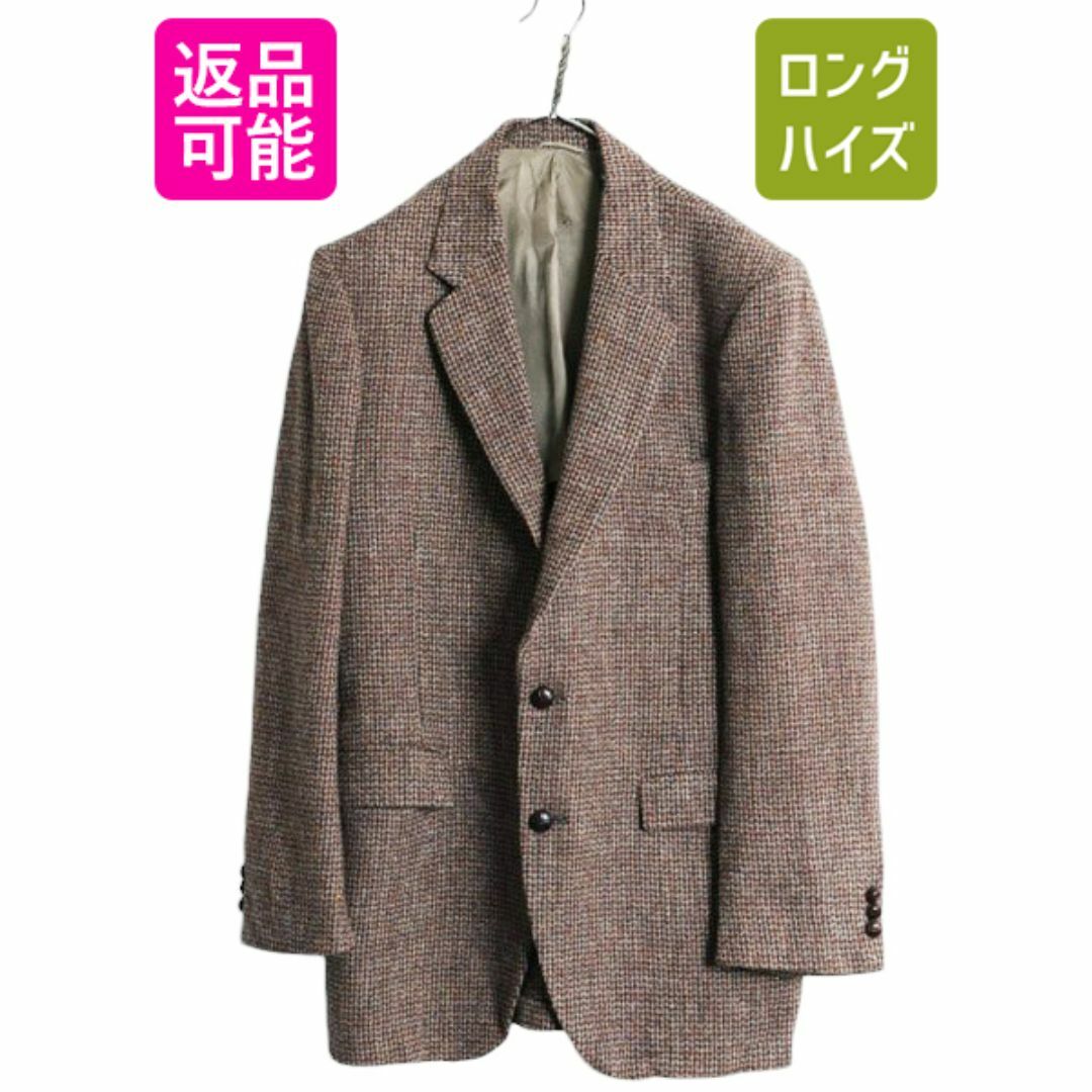 80s USA製 ハリスツイード テーラード ジャケット 40 メンズ L 80s USA製 ハリスツイード テーラード ジャケット 40 メンズ L