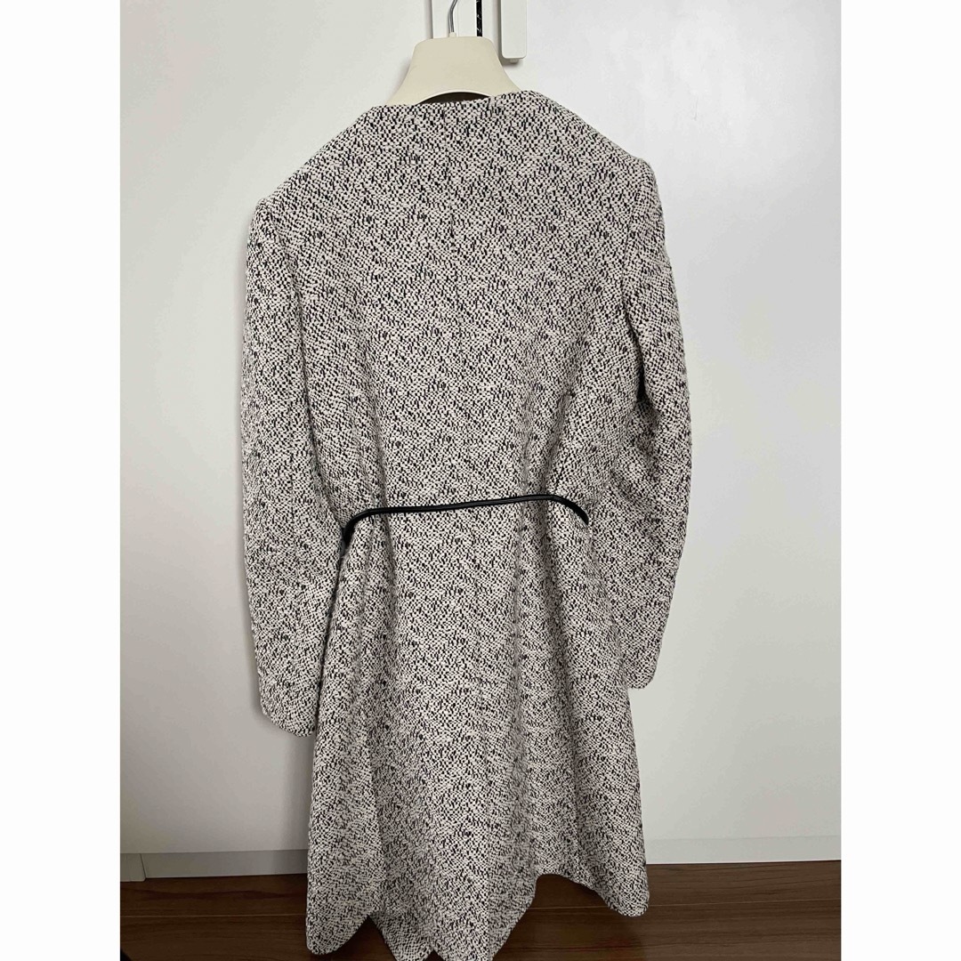 Theory - 美品 セオリー ツイード ロングコート ジャケット ノー Theory - 美品 セオリー ツイード ロングコート ジャケット ノー